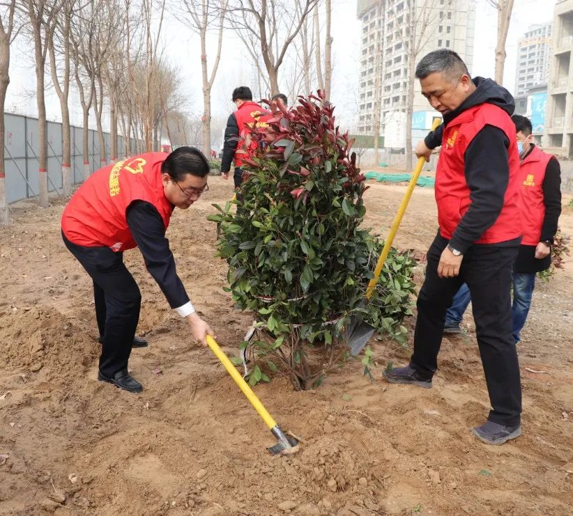 惠眾財(cái)金集團(tuán)舉行“黨團(tuán)共筑文明夢(mèng) 植樹(shù)添綠應(yīng)春風(fēng)”植樹(shù)節(jié)活動(dòng)(圖3)